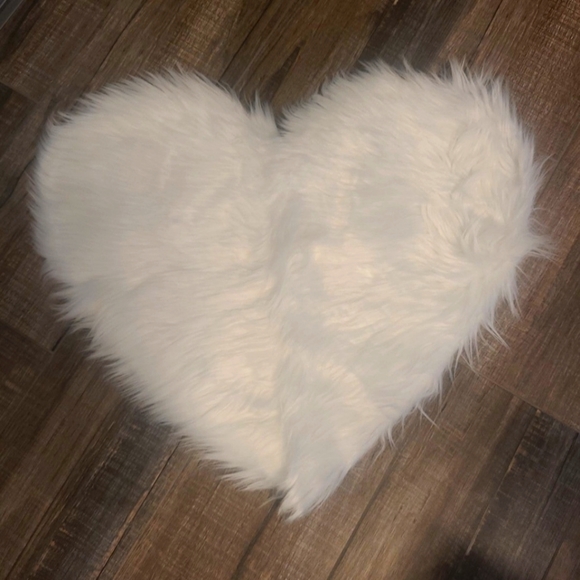 Other - Plush heart shaped rug